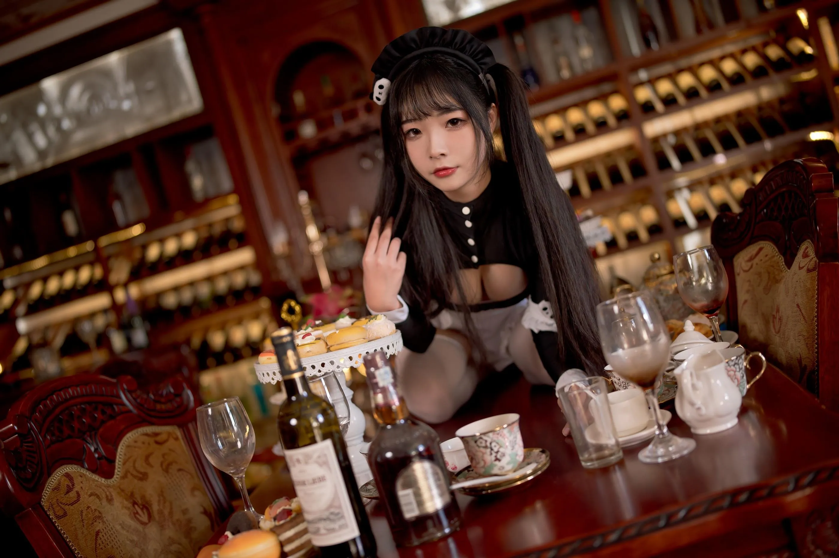 yuuhui玉汇 – NO.017 熊猫女仆 [82P]插图2